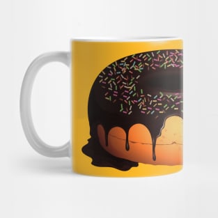 Chocolate Covered Donut With Sprinkles Mug